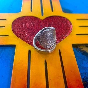 Sterling silver spoon ring